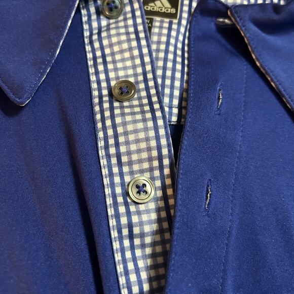 Adidas Climacool Blue Polo - Robert Trent Jones, Size L - Picture 3 of 8